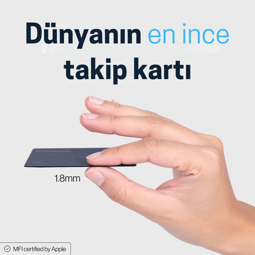 Tronivo Takip Kartı - Apple Find My (Bul) Uyumlu Cüzdan ve Eşya Bulucu