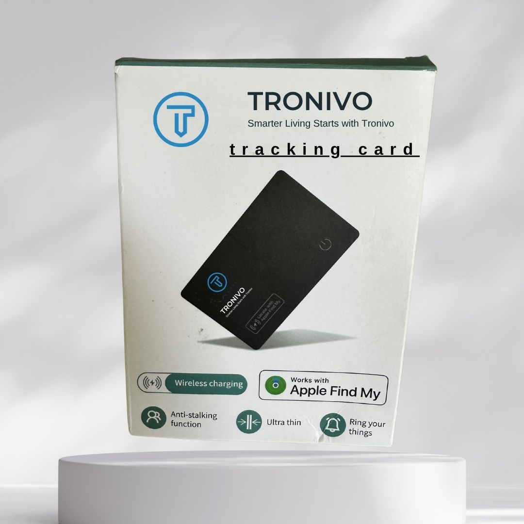Tronivo Takip Kartı - Apple Find My (Bul) Uyumlu Cüzdan ve Eşya Bulucu